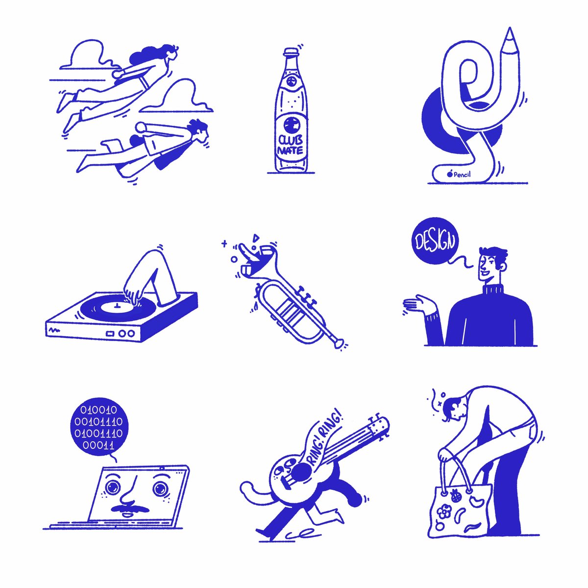 New doodles about creativity.
#doodle #illustration #design #creativity