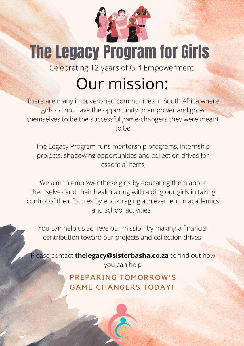 SisterBashaCSI's tweet photo. The Legacy Program for Girls
Celebrating 12 years ๐๐ธ
#girls #girlsprogram #mentor #mentorship #mentorshipmatters #girlempowerment https://t.co/SWxkdEBTDz