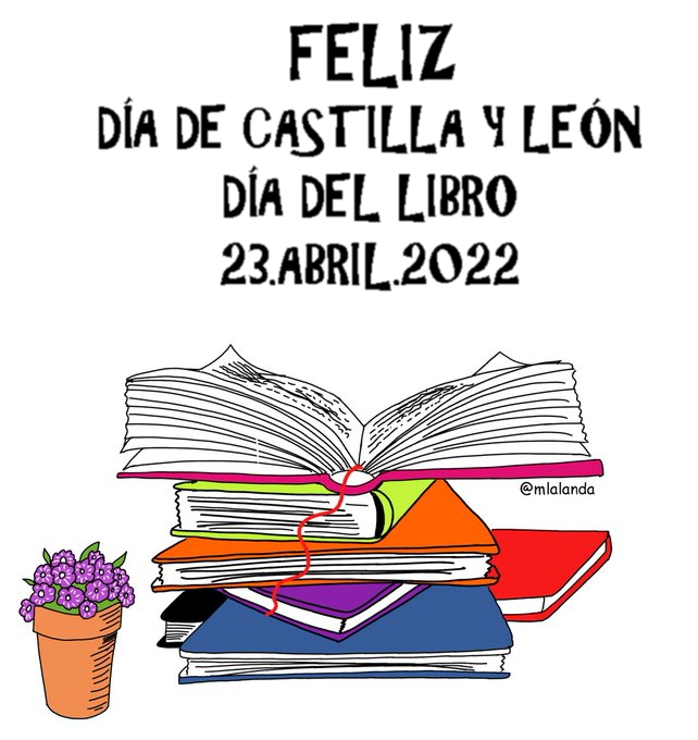 mlalanda's tweet photo. Todo el mundo sabe que hoy es San Jordi, lo que la gente sabe menos es que hoy es el día de Villalar, día de Castilla y León.
Y por supuesto, el día del libro. https://t.co/pJIFZicbsD