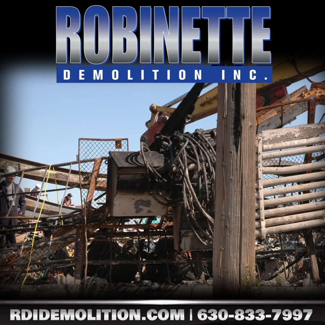 RobinetteDemo1's tweet image. Old, unstable structures? Call Robinette Demolition.
Our expert demolition contractors will safely tear down hazardous structures, clean up excess debris &amp;amp; prep the site for new construction.  
Contact us for a quote today (630) 833-7997 
rdidemolition.com 
#TotalDemolition
