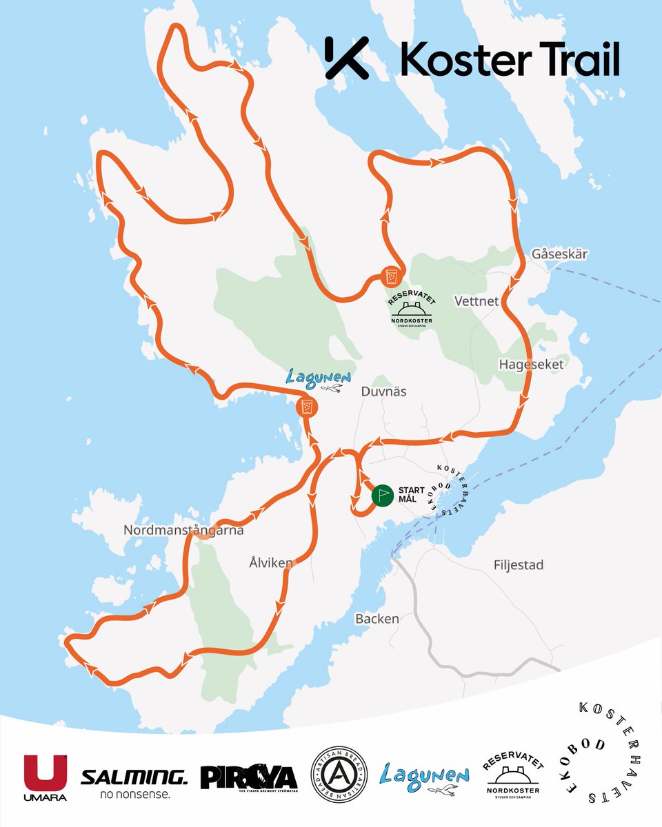 Nu är banan för Koster Trail 2022 klar! 🙌😊

#kostertrail #löpning #trailrunning