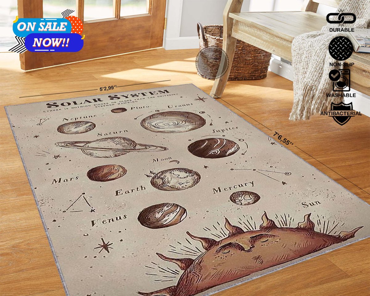 DecoHomeRug's tweet photo. #solarsystem #rug #minimalist #nursery #kidsrug https://t.co/fS0NYS7raO