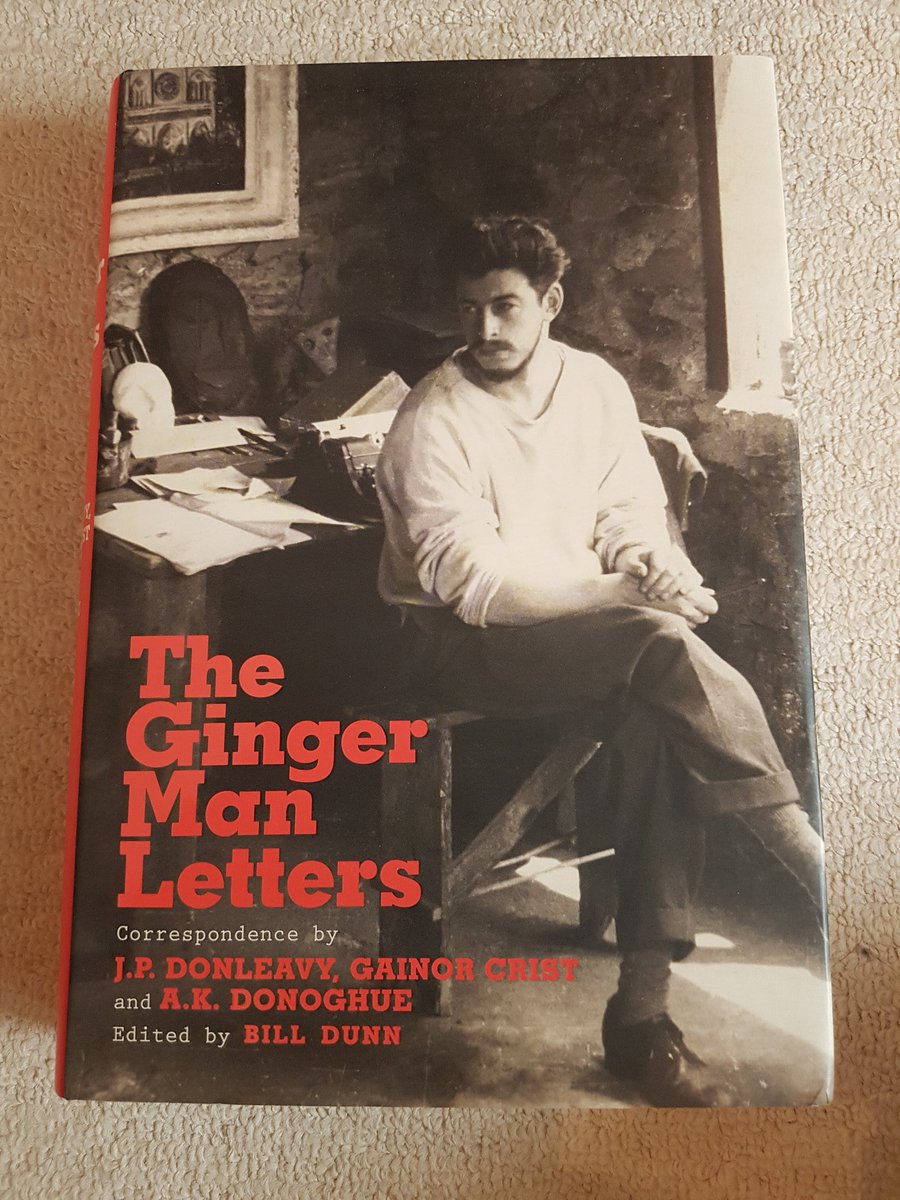 IanCallaway352's tweet photo. Homage to #JPDonleavy, of #TheGingerMan fame/infamy. Born today, 1926. https://t.co/vmu3Ayf03Y