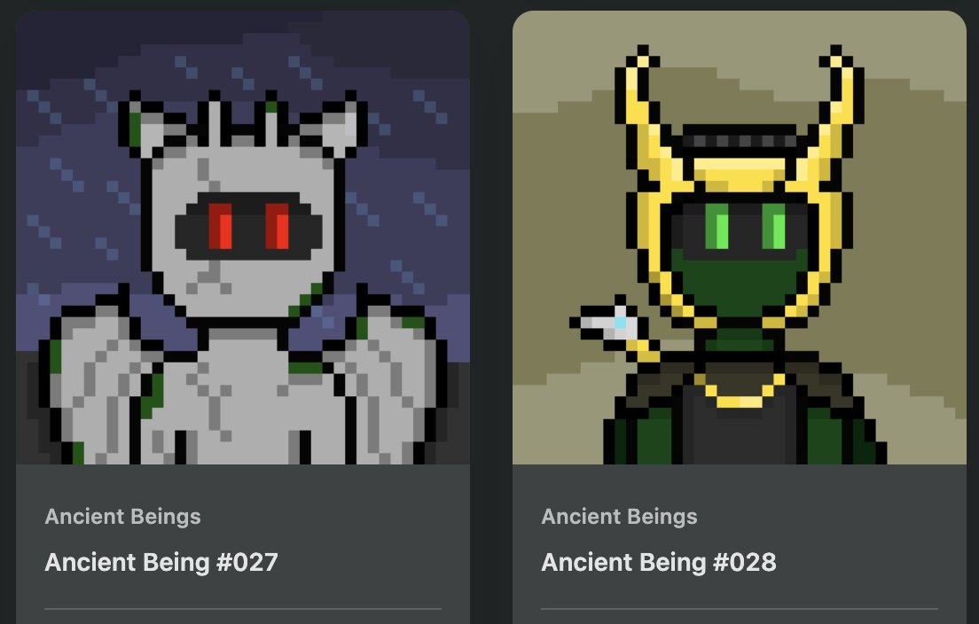 Ancient Beings tweet media