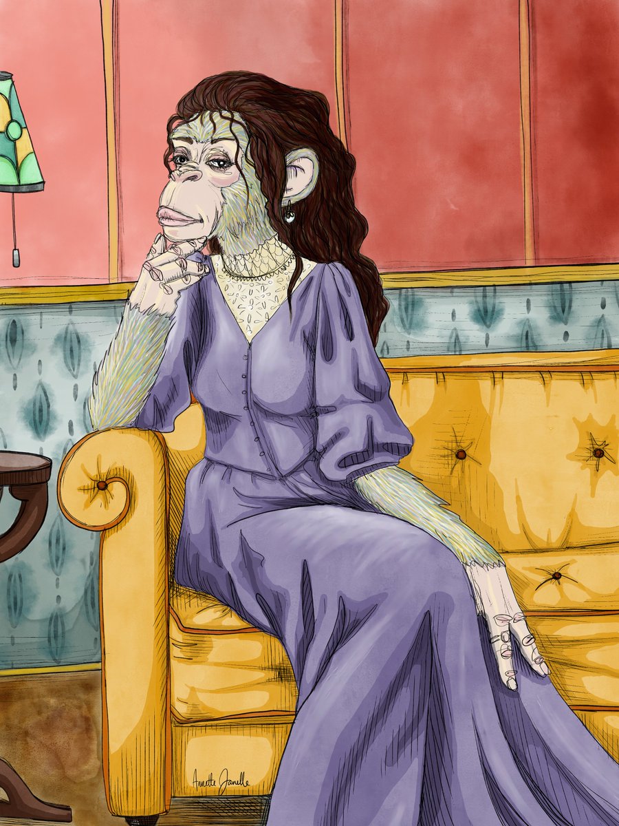 AVAC_NFT's tweet photo. Lady Apes of the World https://t.co/xDIxuS9931