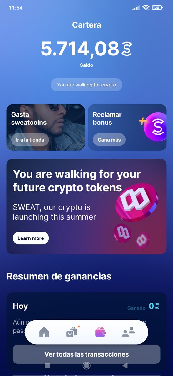MundoCrowdlend1's tweet photo. #STEPN #GMT ya pagan en criptos por tus pasos, Sweatcoin lo hará, habrá que aprovechar mientras se pueda ✌🏻 https://t.co/2E7byqougZ https://t.co/kRp81q16Dq