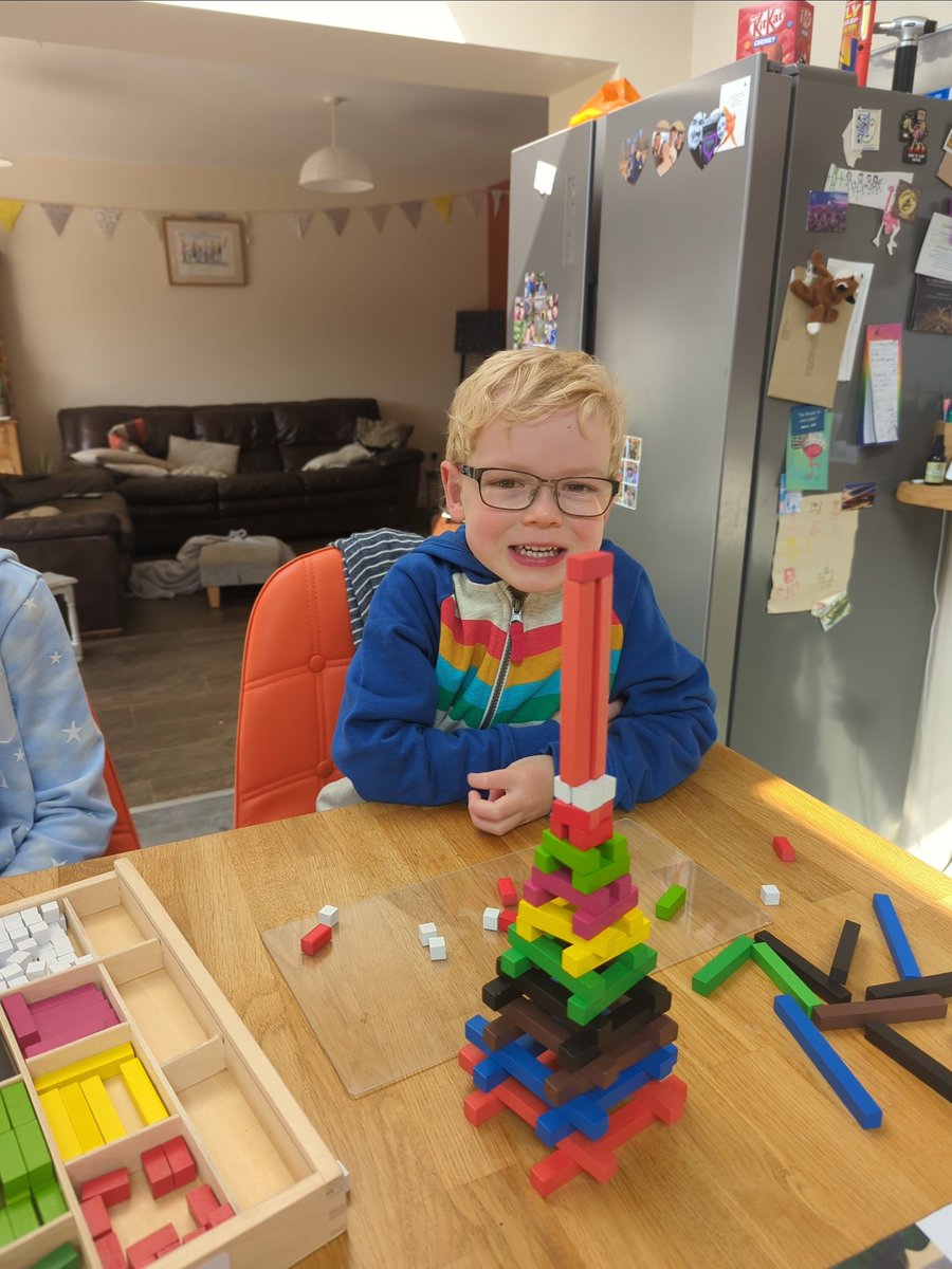 ms_jamdangory's tweet photo. @StudyMaths brilliant maths discussion with my little one after your excellent training yesterday @DEMAT__ @cathiehewitt @tricia_moss124 #mathseyfs #cuisennaire https://t.co/87O1SwAbNY