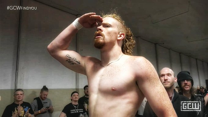 global_catch's tweet photo. [Review] @GCWrestling_ #GCWFindYou:

- @_BlakeChristian bat @EndseekerLeon 
- @alexcolon0139  bat @Tony_Deppen 
- @nickwayne21 bat @AlexZayneSauce 
- The Second Gear Crew battent  Big Starkz Brand https://t.co/nA8PUYeyNO