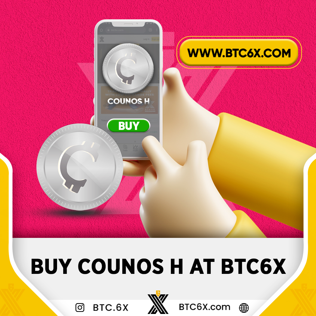 PurcowExchange's tweet photo. BUY COUNOS H AT BTC6X.
#CounosH or CH is a #cryptocurrency provided
by the Swiss-based Blockchain company,
Counos Platform. This coin operates in a completely independent Blockchain
network. Counos H has been designed based on the 
SHA-256 algorithm. https://t.co/UsKr0XrC7Z