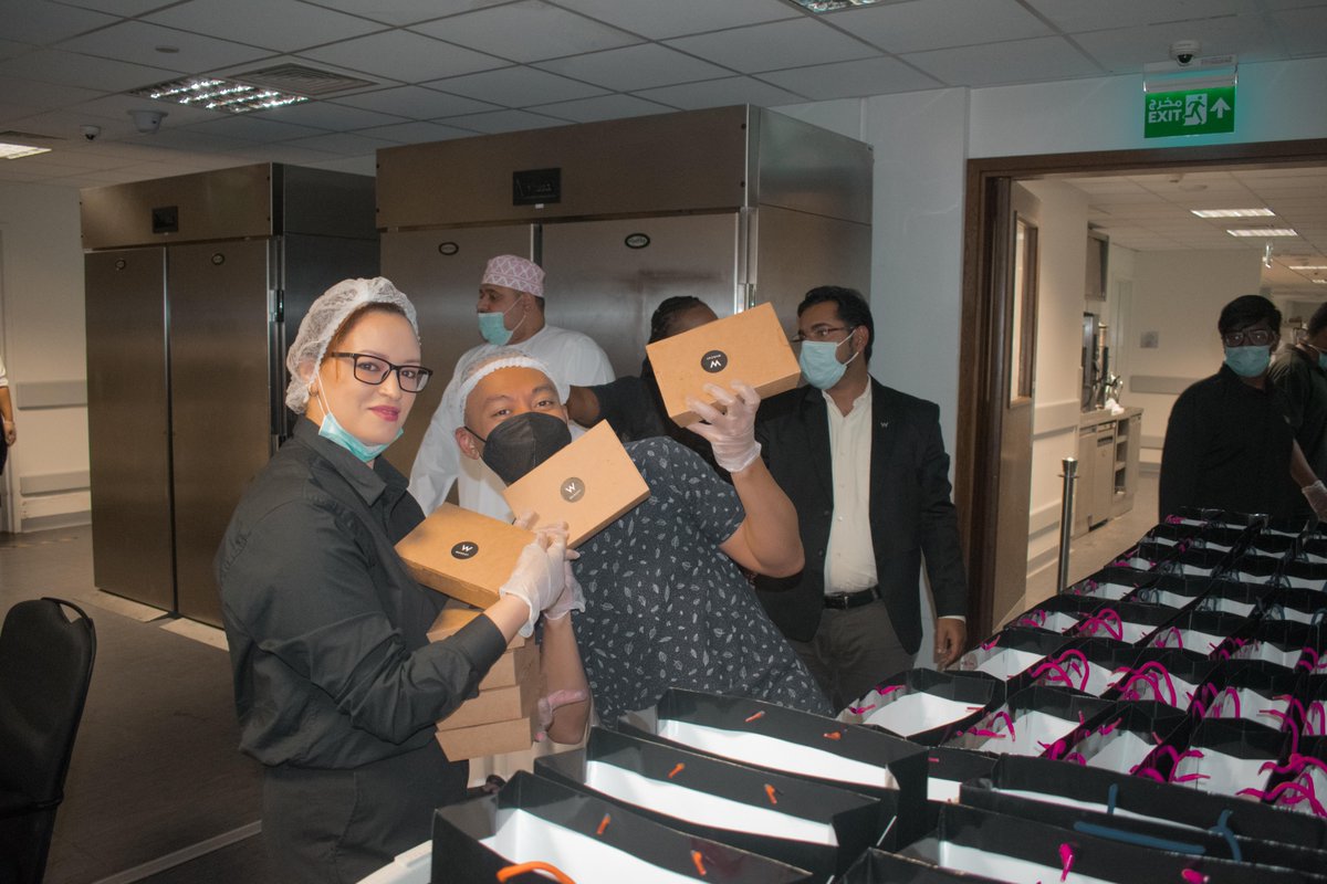 wmuscathotel's tweet photo. Spread love and blessing in the month of giving! We were happy to participate in the iftar preparation for our beloved cabs drivers who keep Oman moving.

#IftarForCabs #WMuscat #Whotels https://t.co/VBMnUCGNf1