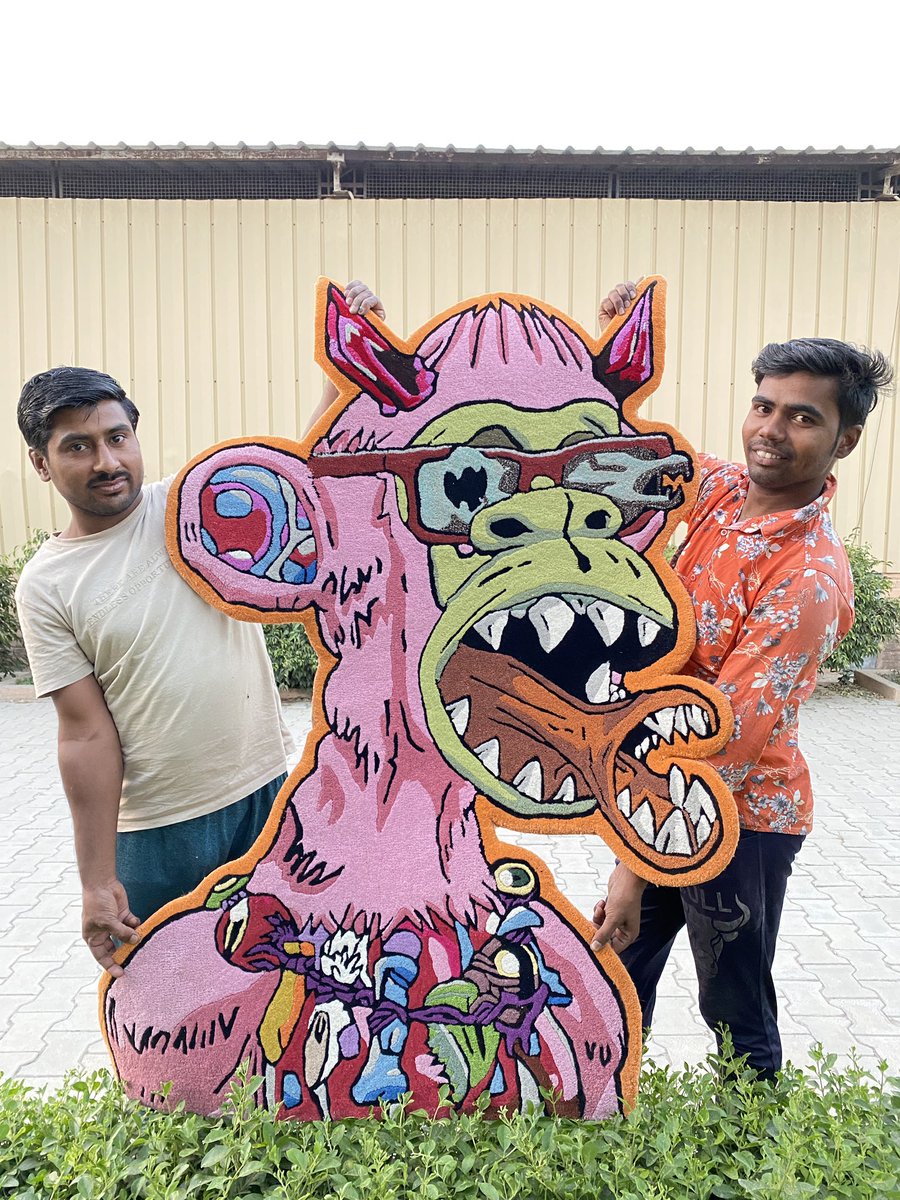 <a href="/boredgentleman/">boredgentleman</a> And those who are into our beautiful handmade custom NFT rugs are even more insane in a good way