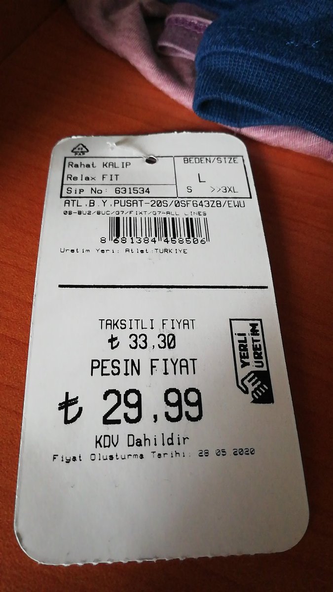 Geçen sene alıp sonraki yaza giyerim dediğim tişörtü gördüm canım çok sıkıldı