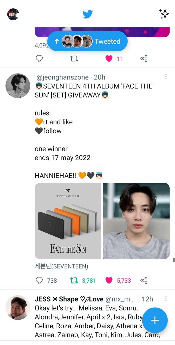 _Bluejinx_'s tweet photo. @jeonghanszone @pledis_17 Hannihae! https://t.co/IWZFPT4okJ