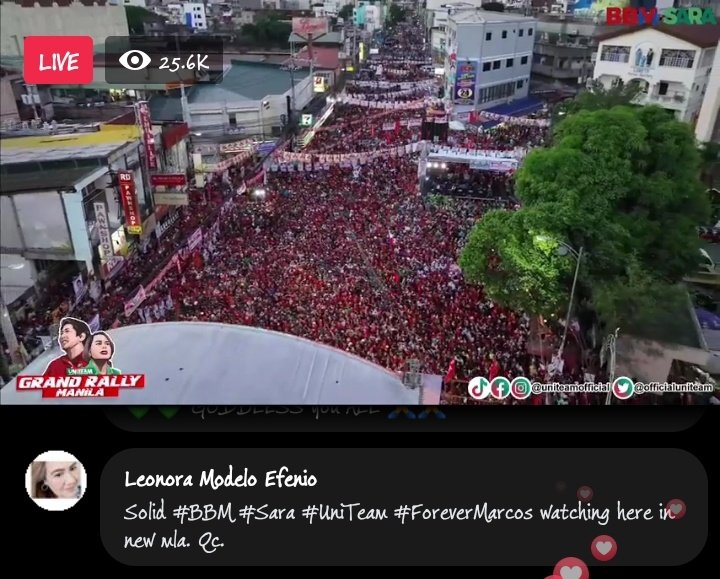 PretchemB's tweet photo. wow!! 25k live viewers now sa

PULA ANG MANILENYO
#ManiLabanBBMSARA https://t.co/lE4AUAoUJW