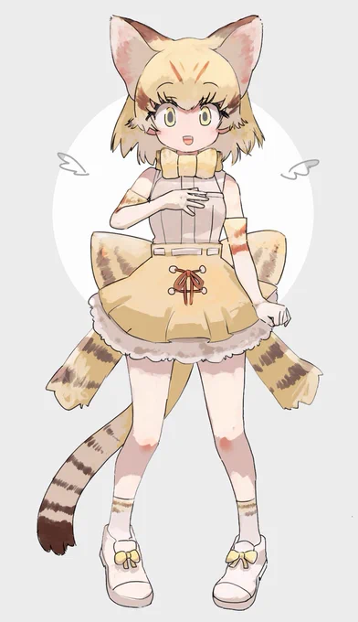 スナネコちゃん
 #けものフレンズ 