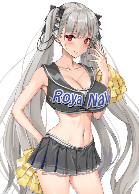 #アズールレーン 
チア衣装フォーミダブルちゃそ!✨ 