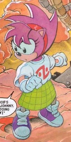 just found out about fleetway amy. this is what character design looks like always