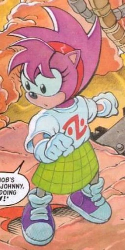 just found out about fleetway amy. this is what character design looks like always 