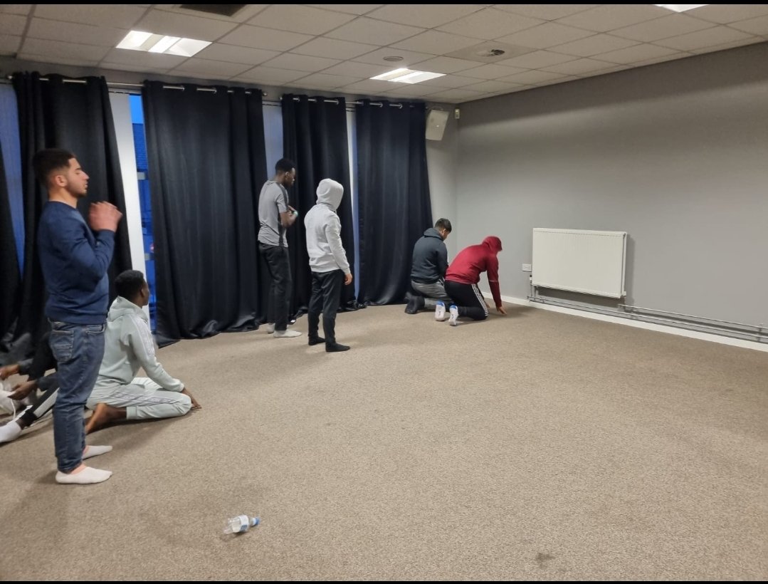 Great initiative by <a href="/CountyCommunity/">County In The Community</a> by bringing 20 new faces to watch the game yesterday. The group was treated to pre game activities then provided iftar to break their fast during the game and allowed a safe space to pray. Great work by @mojojallow7 @LKBusuttil #RamadanKareem