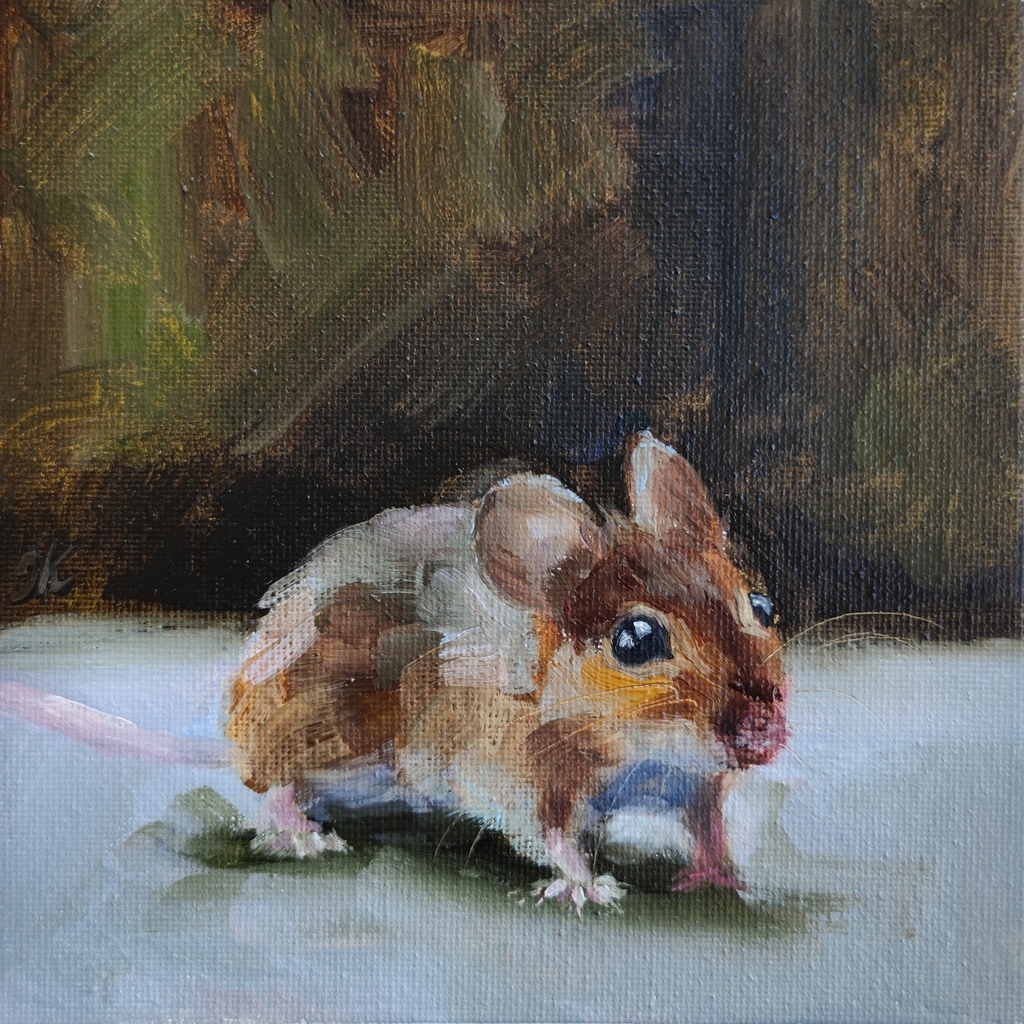 Hi there! here's one of my favorite #mouse #oilsketch. Do you like it? Stay safe💙💛 and happy Saturday!⁠

etsy.com/listing/113091…

#mouseart #mice #mousepainting #mouseartwork #oilpainting #allaprima #animal #smallpainting #mousepaint #art