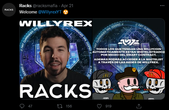 Alt_Cripto's tweet photo. Están colaborando con @Myprotein y #vibran dando mayor utilidad al NFT.
Así mismo, más influencers como @healthy_pockets @WillyrexYT @tenko_cripto @cripto_mi y más han mostrado apoyo al proyecto. https://t.co/m8RXUEZZu0