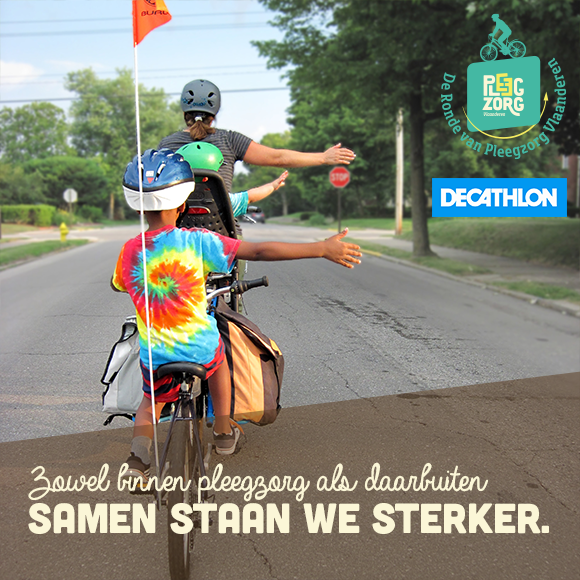 Dat samenwerken binnen pleegzorg belangrijk is, dat weet iedereen. Ook voor de Ronde van Pleegzorg Vlaanderen hebben we een fijne partner. Wij zetten graag <a href="/DecathlonBEL/">Decathlon Belgium</a> even in de bloemetjes voor hun engagement. ❤ #pleegzorgpeloton #jethuisdelenverrijktjeleven