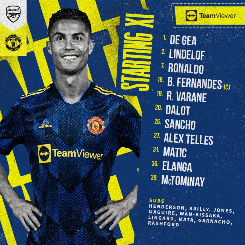 ManUtd_JP's tweet photo. 🚨 #ARSMUN チームニュース!
#MUFC スターティングメンバー 👇 https://t.co/211xL3a4kW