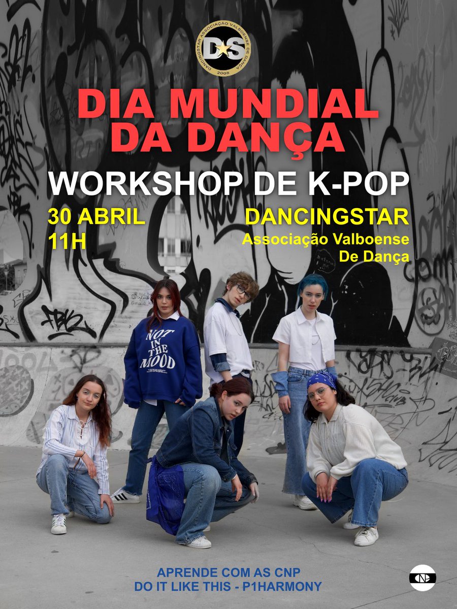 [🇵🇹] WORKSHOP K-POP 

Vamos estar a ensinar os key points da coreografia da “Do It Like This”, para celebrar o dia mundial da dança🧡

Local: Dancingstar: Associação Valboense de Dança, R. Calvário da Giesta 58, 4420-391 Valbom

Data+Hora: 30/04/2022 + 11H-12H30

ENTRADA LIVRE!🧡
