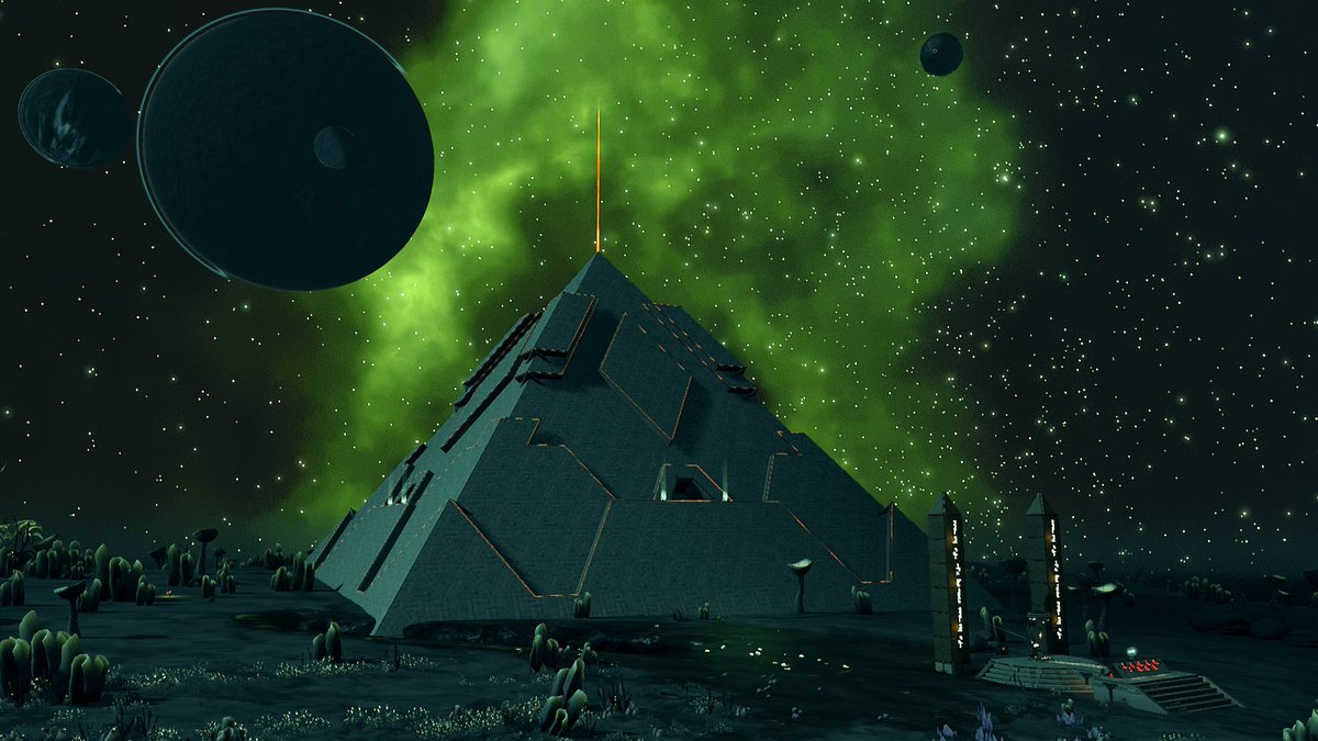 JRN_89's tweet photo. The Polyhedron
#NoMansSky #NMSBuild https://t.co/6TVyIKCulC