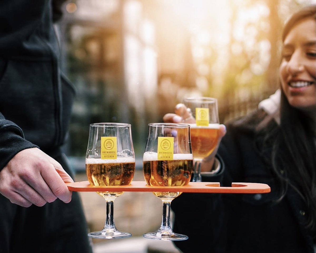Can’t decide which beer to have? We got you covered! Choose from any of our draught range and enjoy a flight of beer ✈️ 

Because what’s better than one beer? THREE! 🍻