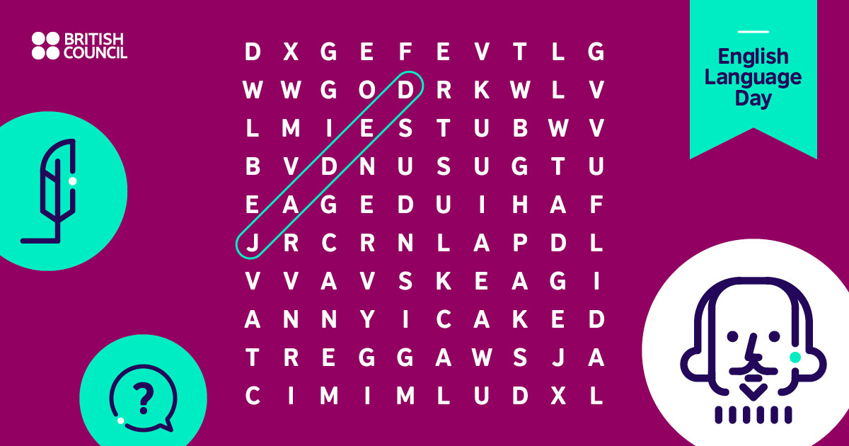 It's #WilliamShakespeare's birthday today, and we're upping the game!

Hidden in this word puzzle are 10 words invented by the Bard himself (including 'Jaded'). How many can you find? Comment below!

#EnglishLanguageDay #EnglishConnectsUs