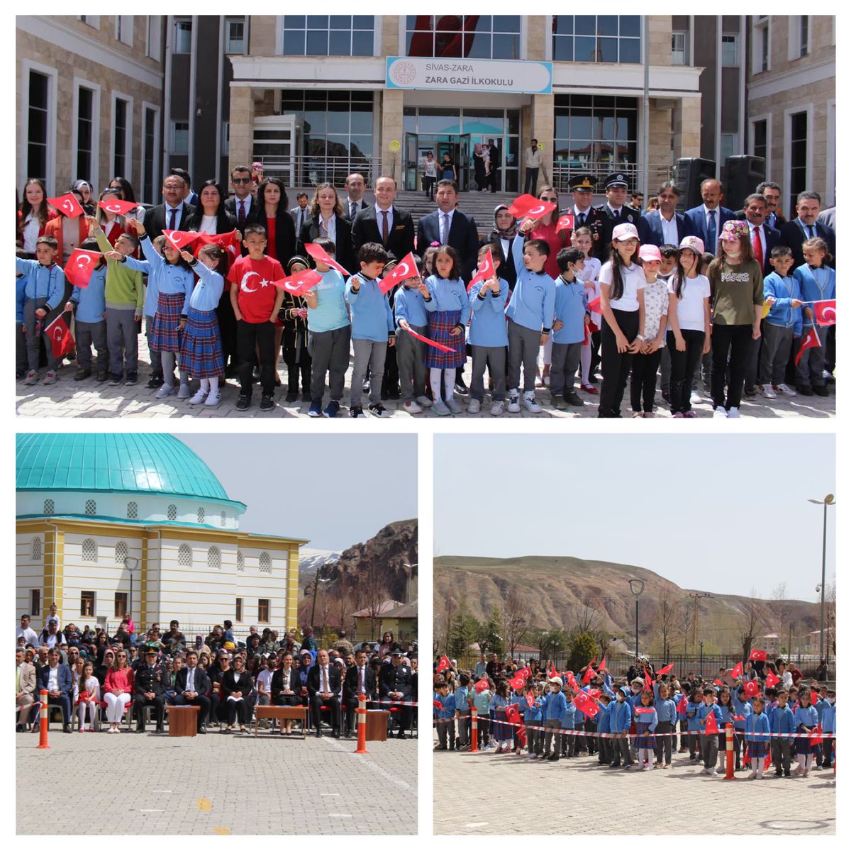 zaramem58's tweet photo. 23 Nisan Ulusal Egemenlik ve Çocuk Bayramı Gazi İlkokulu’nun hazırlamış olduğu programla coşkuyla kutlandı.
#23nisanulusalegemenlikveçocukbayramıkutluolsun 

@ZaraKaymakamlik @AslanErguven @umit_karakus https://t.co/MFmZGgmUdu