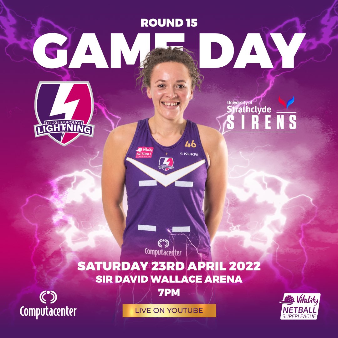 Loughborough Lightning Netball Team on Twitter "ROUND 1️⃣5️⃣ IS HERE