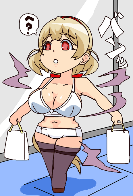 人助けの最中突如衣服が吹き飛ぶトラブルにあう七瀬ゆきか 