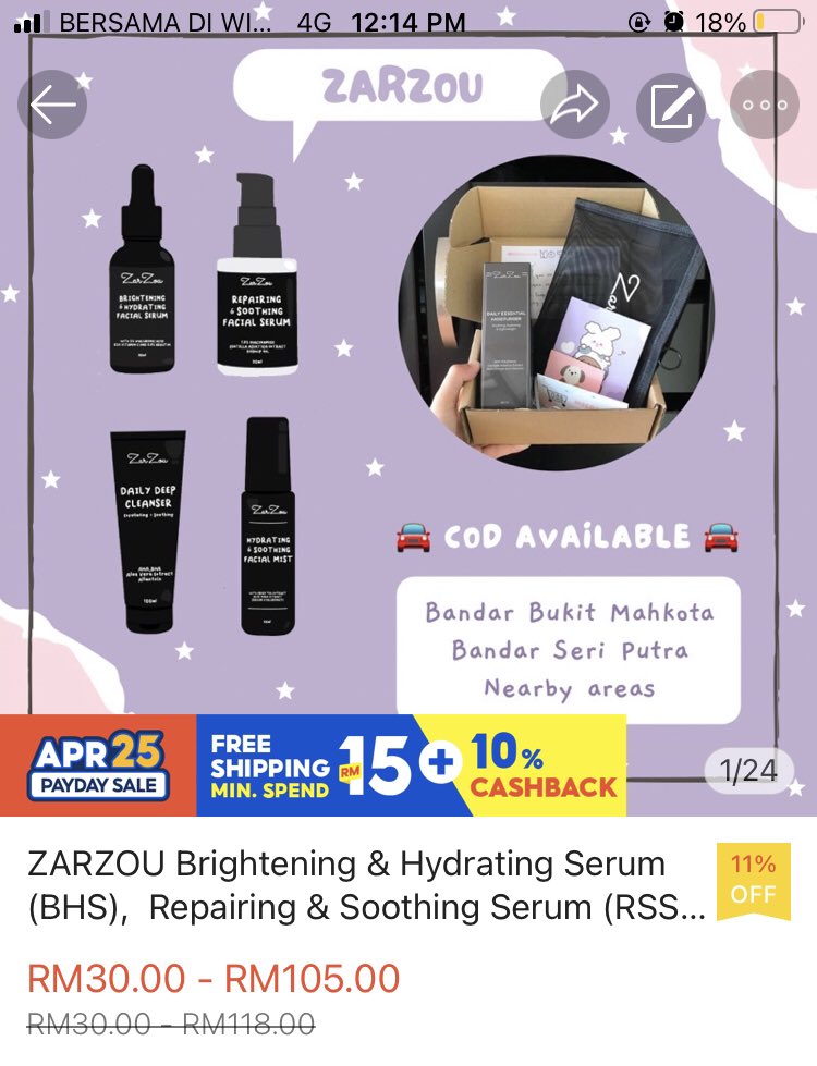 mieracart's tweet photo. Meh siapa nak beli boleh grab sekarang! Boleh tengok ramai customers puas hati and rate 5 stars sebab fast service🚗

Ada free shipping and 10% cashback lagi tauu kalau beli kat shopee😍

🚘COD : Bandar Bukit Mahkota, Bandar Seri Putra, nearby areas

https://t.co/J3ZHiNxuvQ https://t.co/9Q0XX0cheK