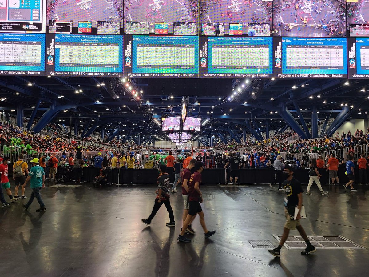 Yes, it’s bigger than you think. 
#FIRSTWorldChampionship #FIRSTRoboticsCompetition