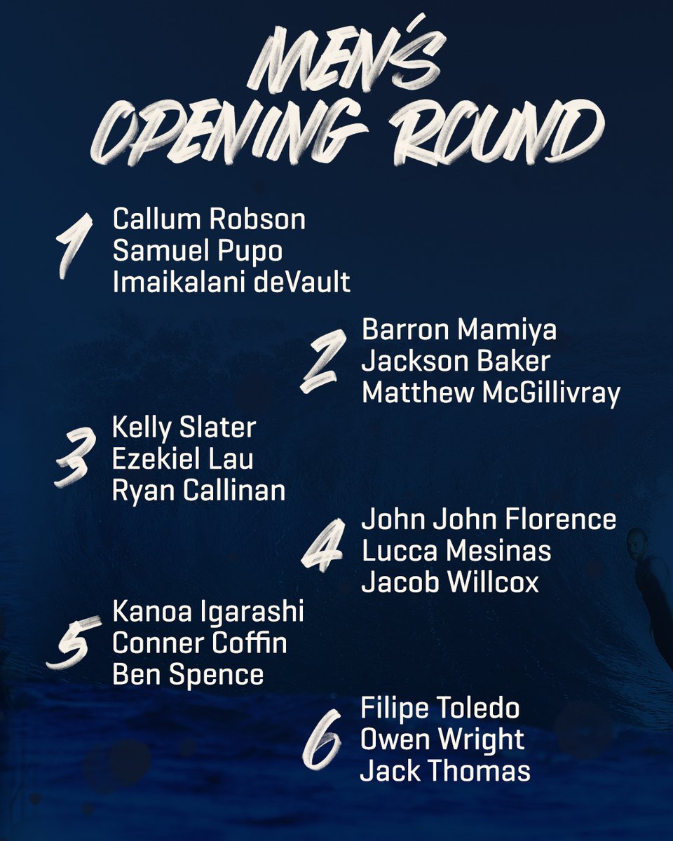 wsl's tweet photo. Which Opening Round heat are you most looking forward to?
Tune in for the first call of the Margaret River Pro: 7:00 am AWST
@westaustralia https://t.co/tfWUbuKHK3