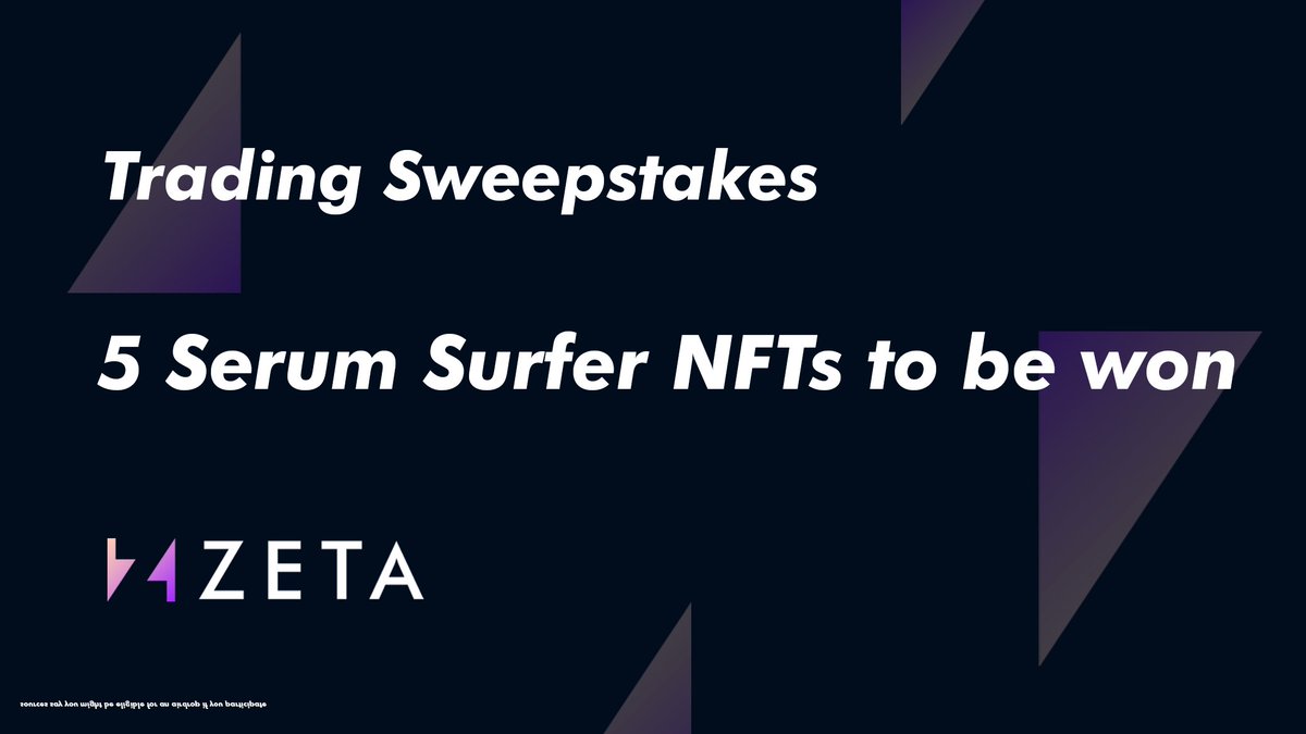 Bulletxyz's tweet photo. Excited to announce Week 2 of our Trading Sweepstakes! 🏆

To participate:

* Like, Retweet &amp; Follow
* Fill out the form:
https://t.co/fLCzpKcMp5
* Trade!

5 winners will each win a @ProjectSerum Surfer NFT! 🏄🌊

Happy trading, anon https://t.co/WEYi6rQCX1