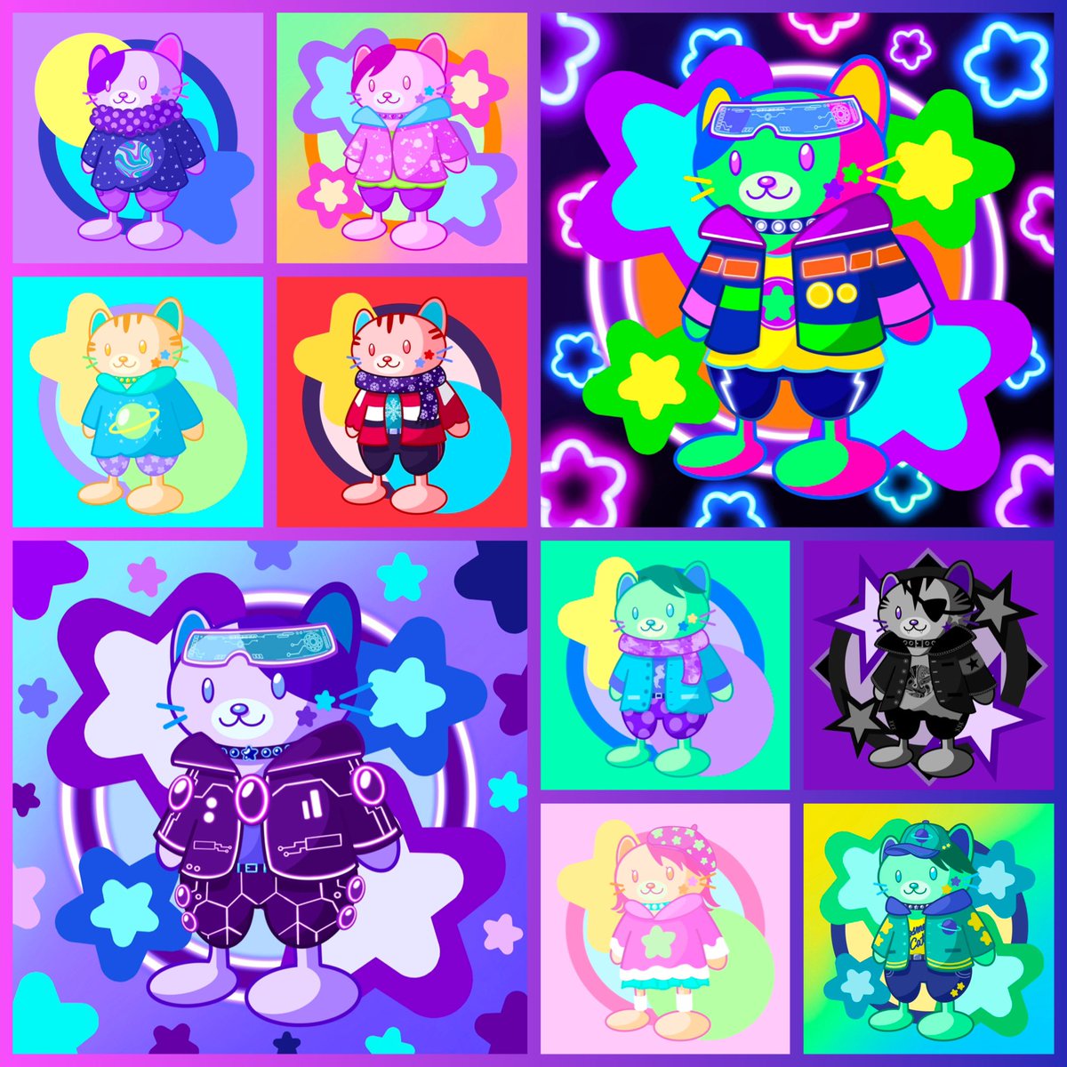 senauniverse83's tweet photo. 【MY NFT COLLECTIONS】
🪐Cosmos Cats😺
https://t.co/yEDsw9ewdx
⭐️Cosmostar Girl👩🏼
https://t.co/tO5iNktOoh
Please look for new updates!
#NFT #NFTs #NFTCommunity #NFTCollection #cosmoscat #cosmostargirl https://t.co/N3s8ke2PHh