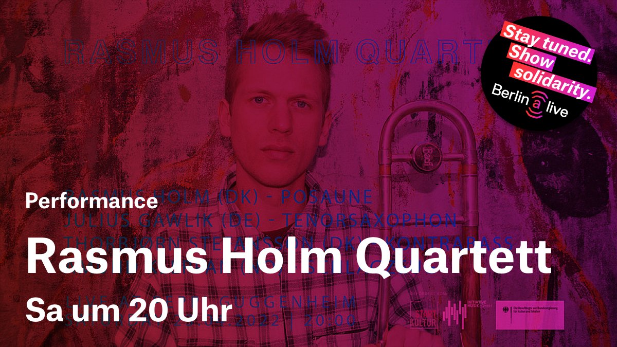 Rasmus Holm Quartett

Die vier Bandmitglieder spielen seit mehreren Jahren gemeinsam in Berlin in der überbordenden Musikszene der Stadt. Im FATAMORGANA finden sich Klänge von Avantgarde-Jazz bis hin zu ostafrikanischer Volksmusik.

Mehr Infos dazu unter:
t1p.de/46yet