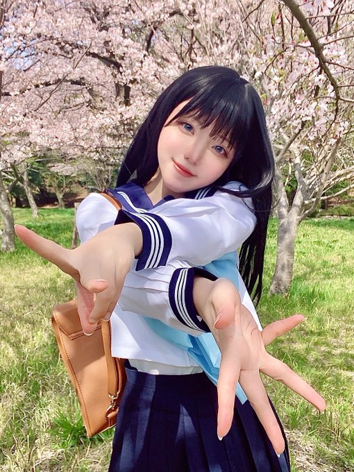 明日ちゃんのセーラー服 コスプレ衣装 明日小路（あけびこみち