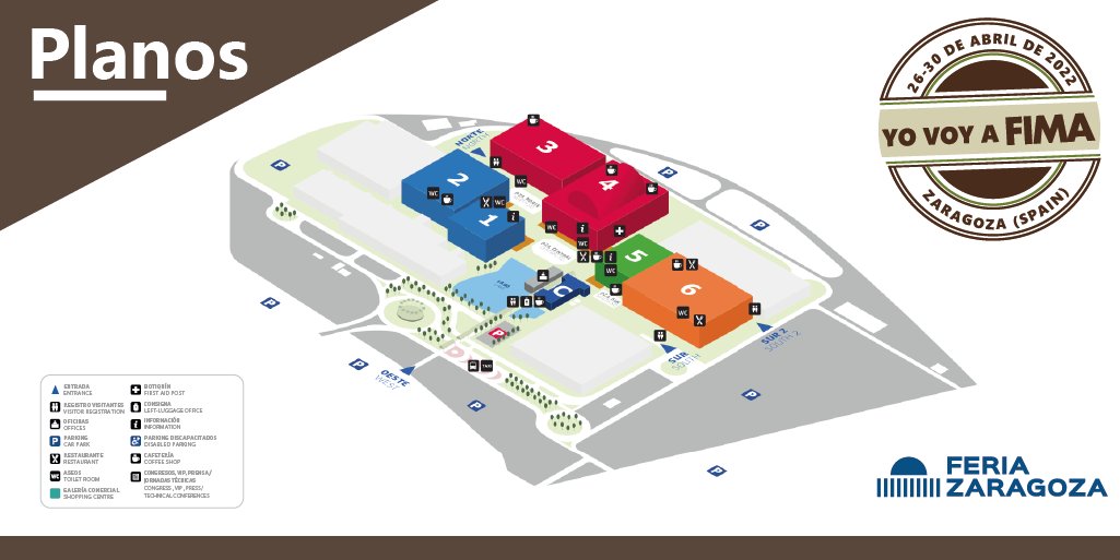 ¿Te gustaría saber en qué pabellón están ubicadas las marcas expositoras en esta edición 2022? Haz clic aquí 👉 bit.ly/386JDOT, y seguidamente haz clic en cada pabellón y podrás acceder al plano interactivo. 
Descargar tu acreditación 👉bit.ly/3dwJzbs .