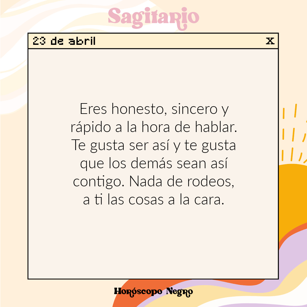 ✨♐✨ #sagitario #horoscoponegro