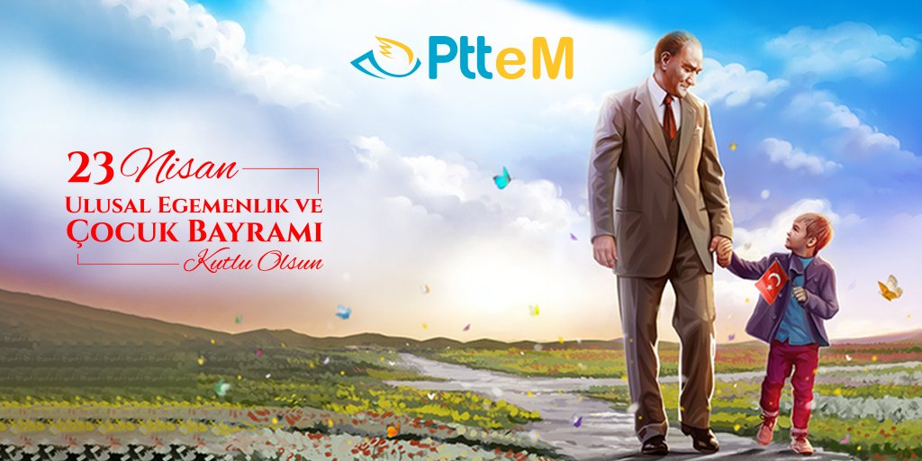 pttem_'s tweet photo. 23 Nisan Ulusal Egemenlik ve Çocuk Bayramı'mız Kutlu Olsun. https://t.co/mbHsskEvnU