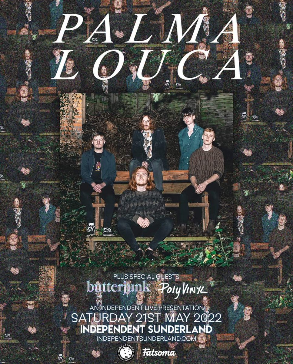 Palma Louca (@palmaloucamusic) on Twitter photo Buzzing to have <a href="/butterjunkk/">butterjunk</a> and Polyvinyl joining us for our @INDEPENDENT_SR1 headline on 21st May! We can't wait π
Tickets available from the link in our bio π« Buzzing to have <a href="/butterjunkk/">butterjunk</a> and Polyvinyl joining us for our @INDEPENDENT_SR1 headline on 21st May! We can't wait π
Tickets available from the link in our bio π«