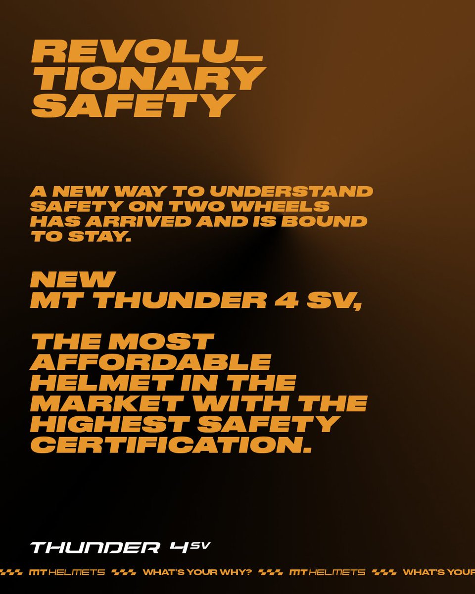 Una nueva forma de entender la seguridad en moto ha llegado, y lo ha hecho para quedarse.

Nuevo MT Thunder 4 SV, el casco más accesible del mercado, con la homologación en seguridad más alta (ECE 22.06).

Ya a la venta en nuestros distribuidores oficiales de tu ciudad.
