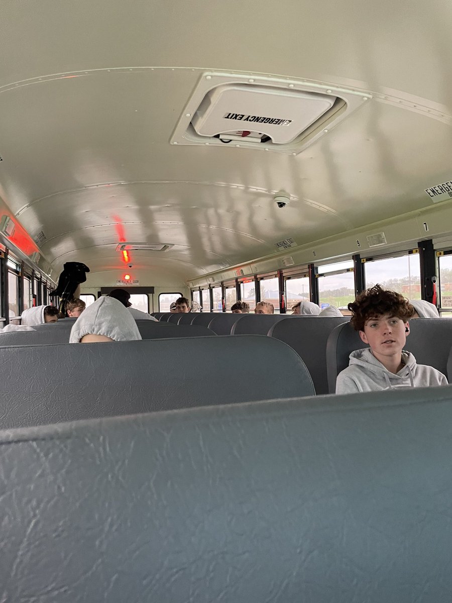 SGBLax's tweet photo. Early morning bus trip for our game against Twin Valley this morning. Start time 10AM. #TakeOff🚀 #TheGrove https://t.co/lSBIjtRWBh