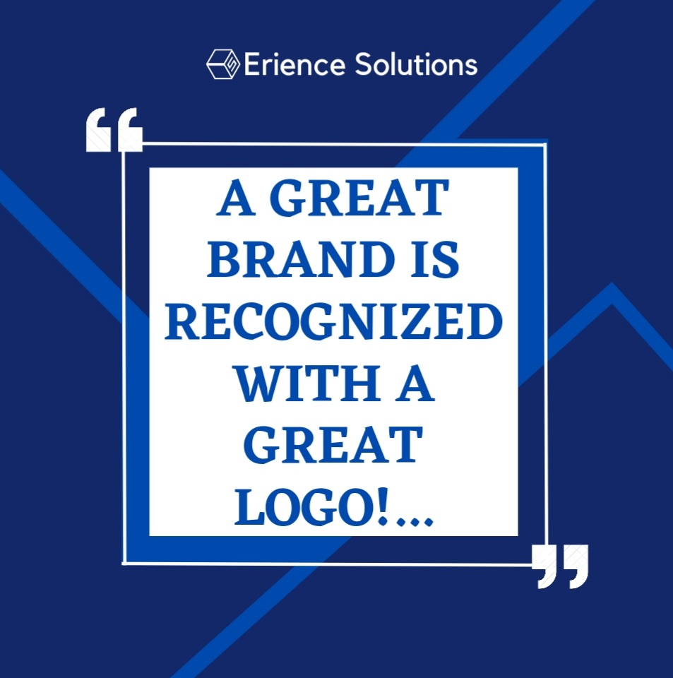 ErienceINT's tweet photo. A great brand is recognized with a great logo.
#Erience #InternetAgency #Mobile #Blockchain #Al #DiitalMarketing #webldeas #Developent https://t.co/oRuZcdVr2R