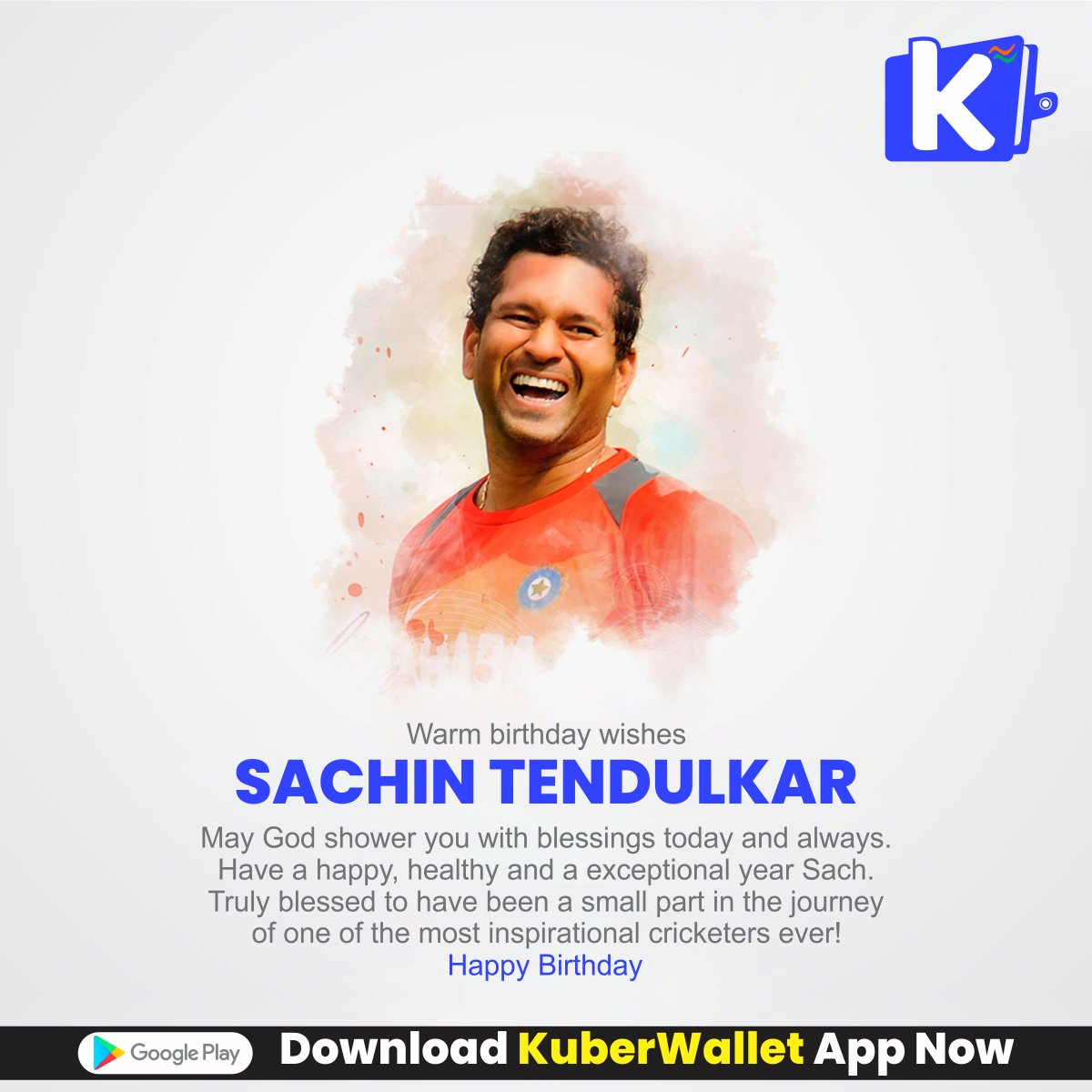 kuberwallet's tweet image. Happy birthday to the man whose passion for the game of cricket has inspired many. Happy birthday Sachin Tendulkar, I hope you have a great day. 🎂 
.
#kuberwallet #SachinTendulkar #HappyBirthdaySachin