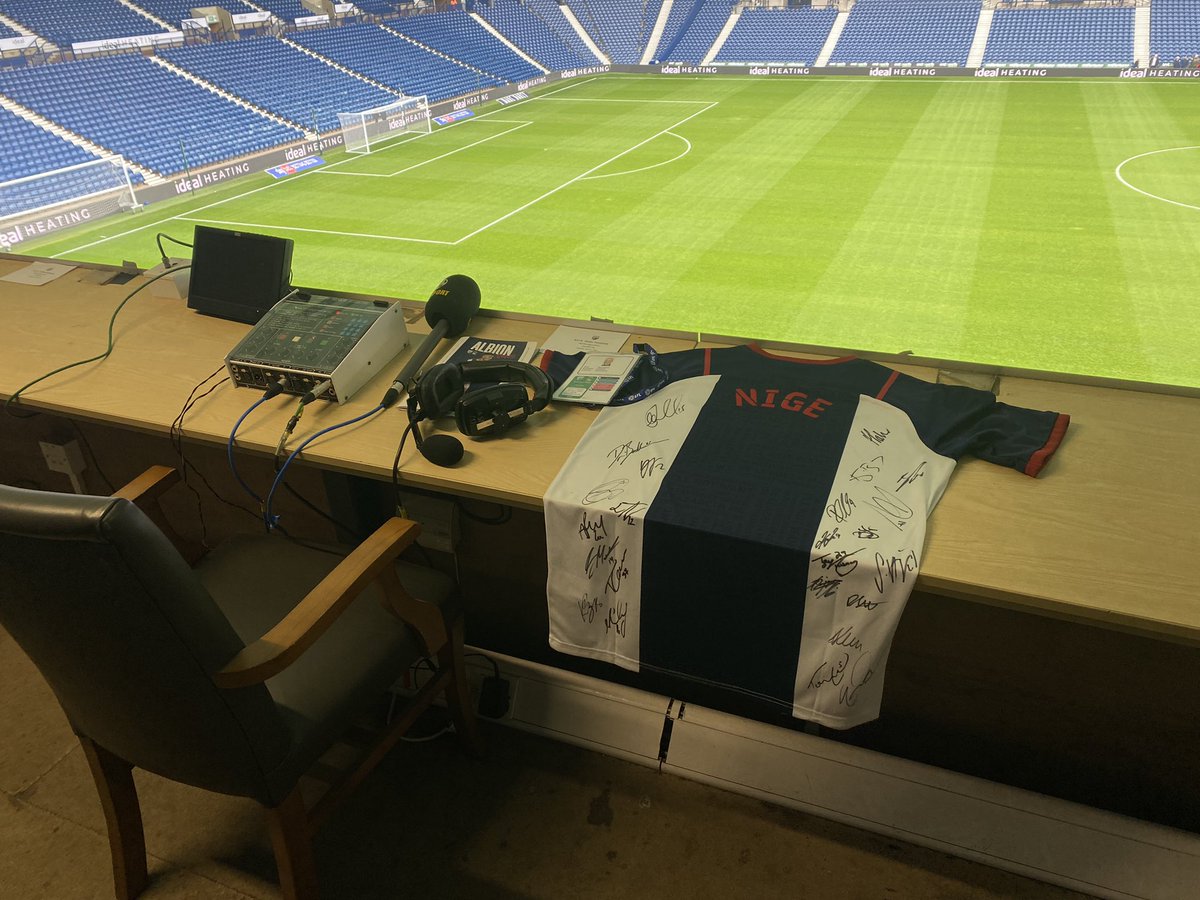 JasonBourne1986's tweet photo. Nigel is here for his ‘final’ game ♥️ https://t.co/byfFaDAGhB